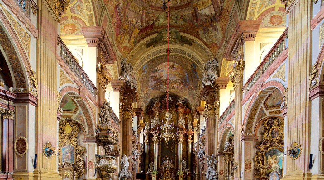 University Church of the Blessed Name of Jesus montrant vues intérieures, patrimoine historique et église ou cathédrale