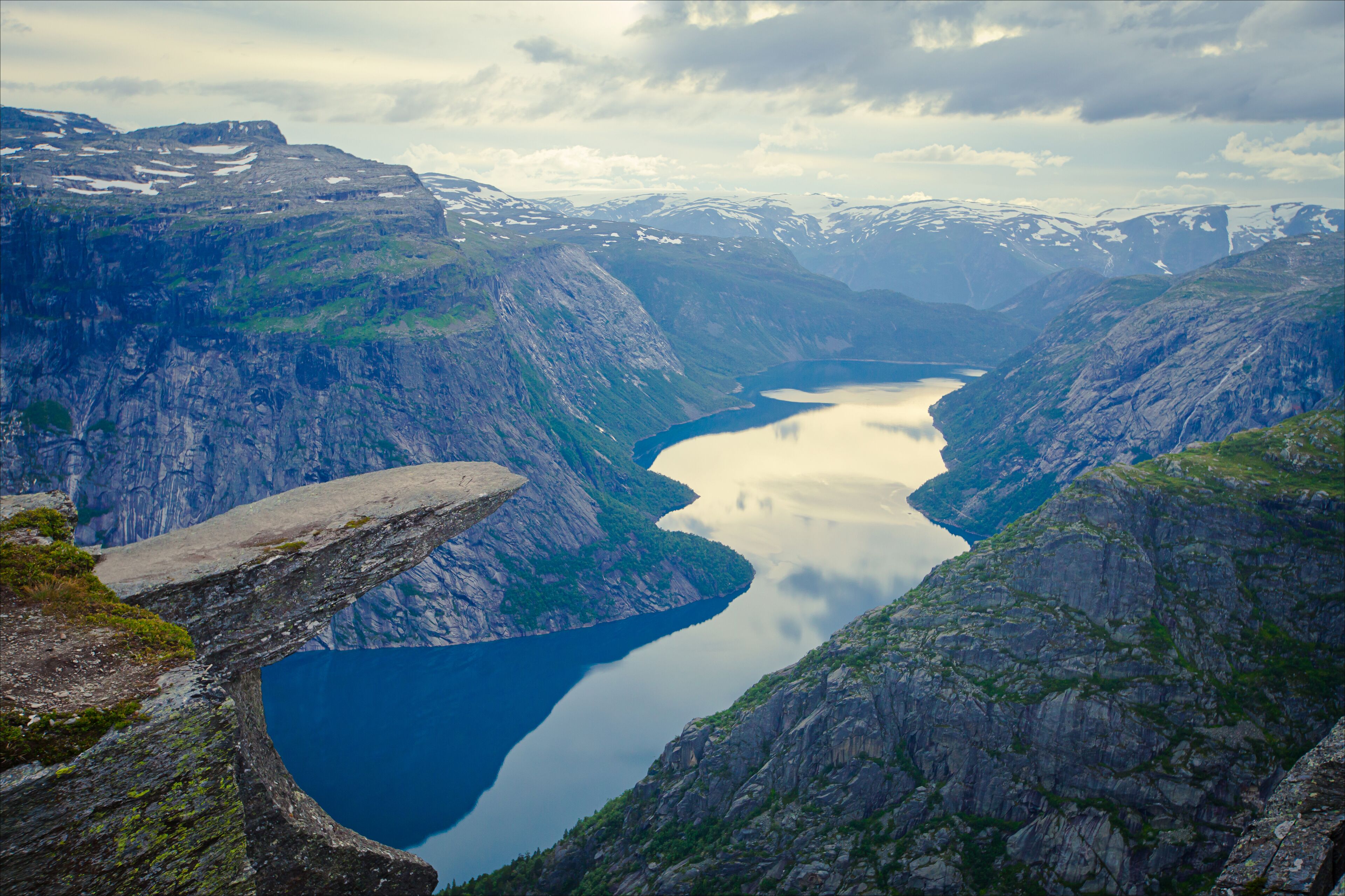 Norway Mountain Trolltunga Odda Fjord Norge Hiking Trail Waterfall The Troll Tongue Norge Scandinavia Nature Travel National Geographic Oslo Fjord