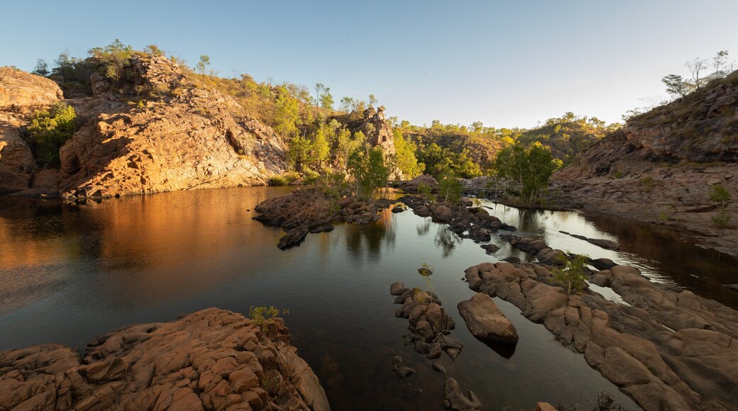 Edith Falls showing a river or creek