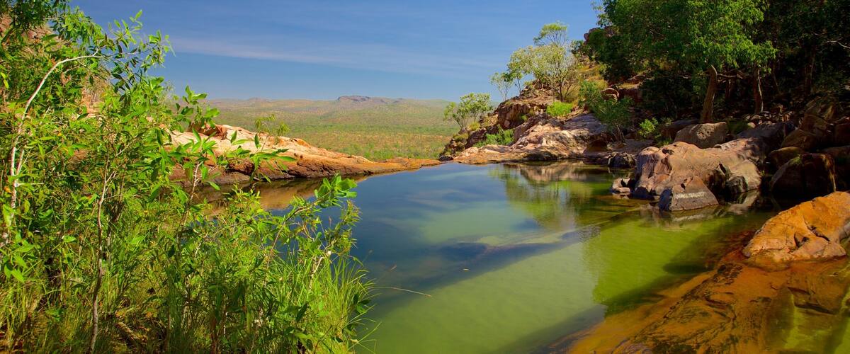 Kakadu Nationalpark og byder på en sø eller et vandhul