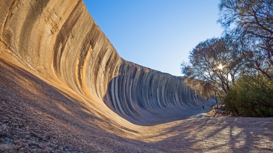 Wave Rock, near Hyden in Western Australia.