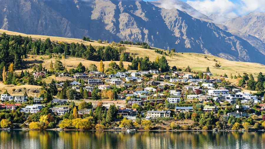 Landscape of Queenstown, New Zealand