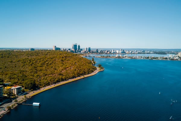 Crawley, Western Australia, Australia, Blue Boat Shed House, Swan River