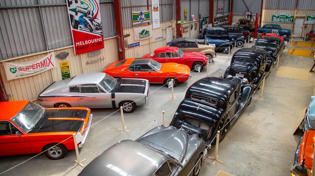 Goolwa Motor Museum showing heritage elements and interior views