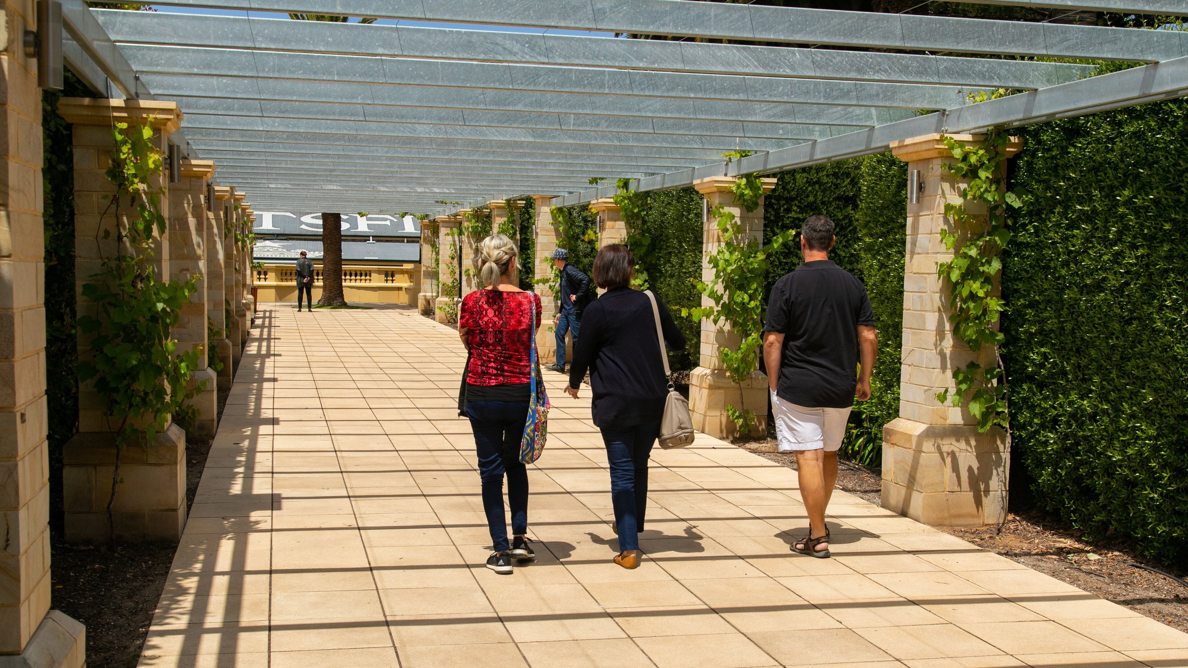 Seppeltsfield as well as a small group of people