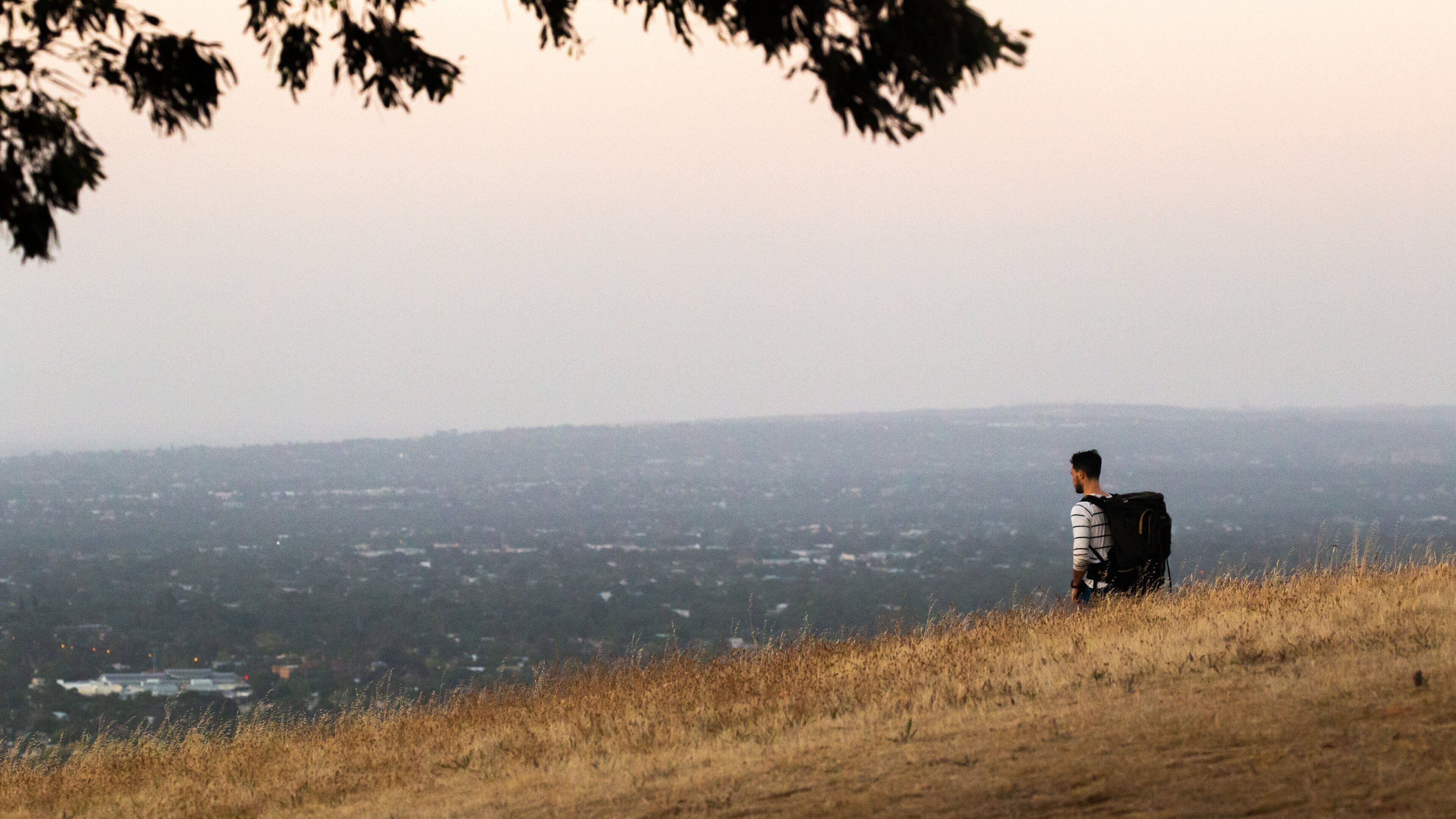 Brownhill Creek Recreation Park featuring tranquil scenes and landscape views as well as an individual male