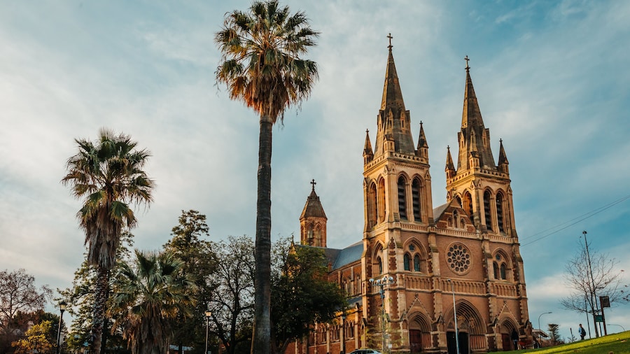 Famous St Xaviers Cathedral in Adelaide, Australia