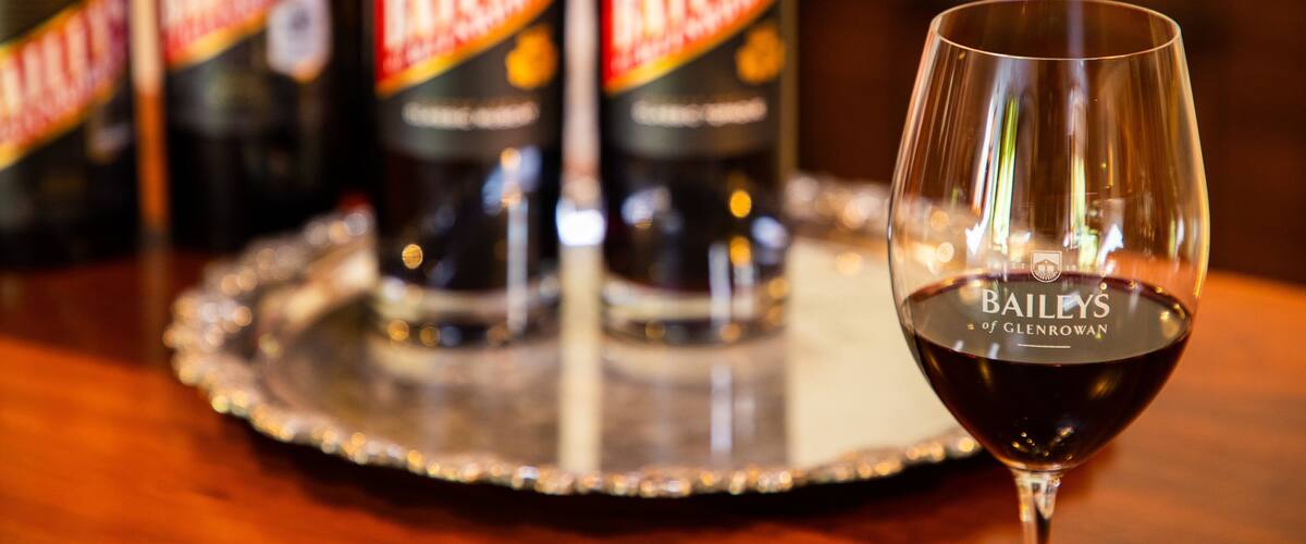 Baileys of Glenrowan featuring drinks or beverages