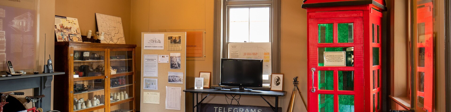 Beechworth Telegraph Station which includes interior views