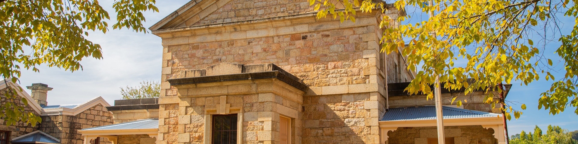 Beechworth Historic Courthouse which includes heritage elements and an administrative buidling as well as a couple