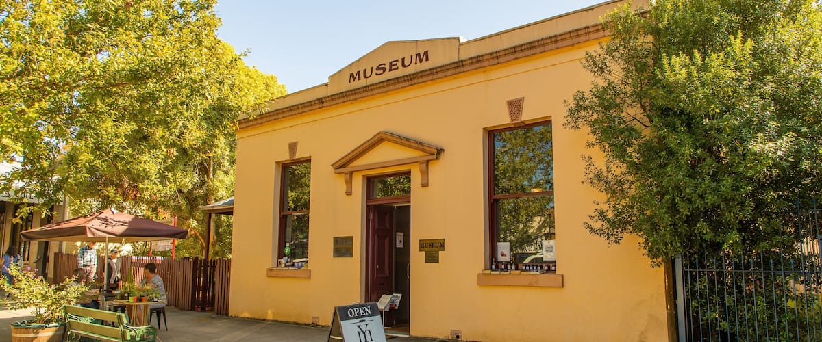Yackandandah Museum which includes signage