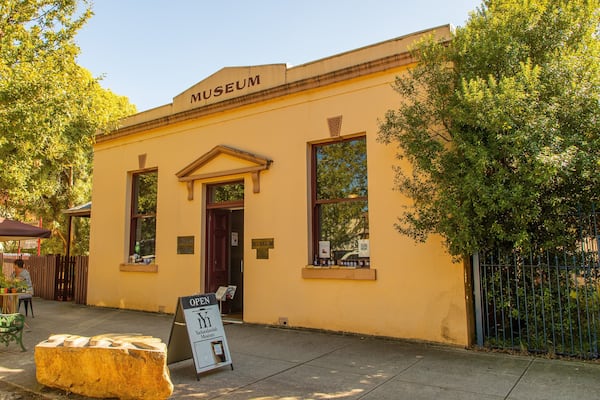 Yackandandah Museum which includes signage