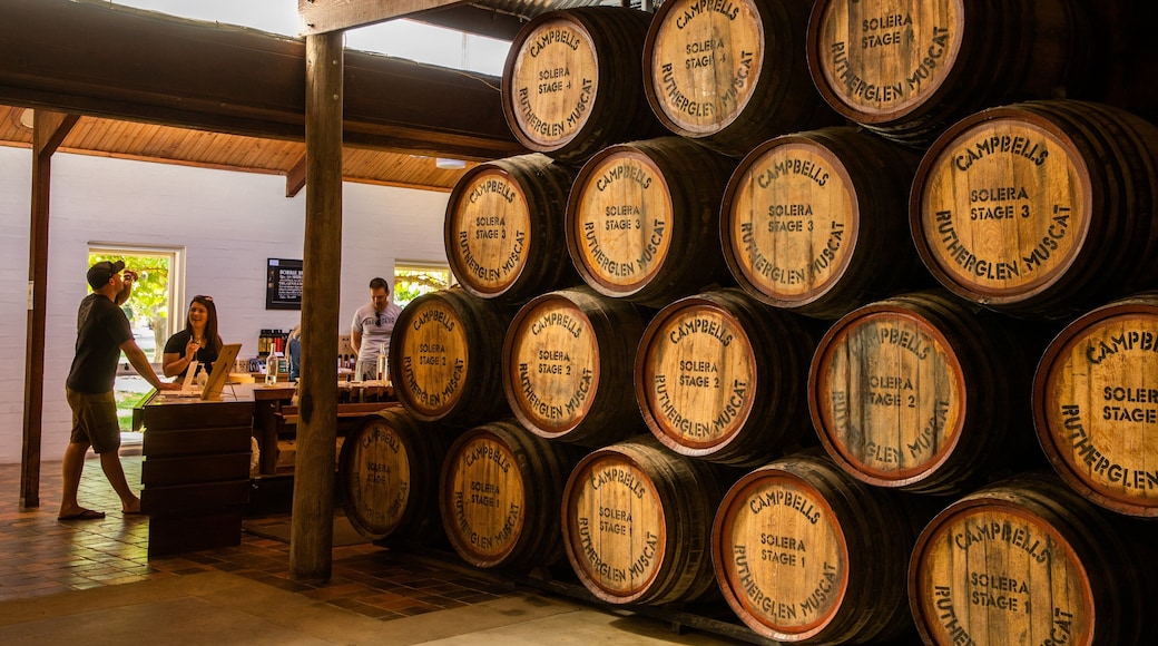 Campbells Winery featuring interior views