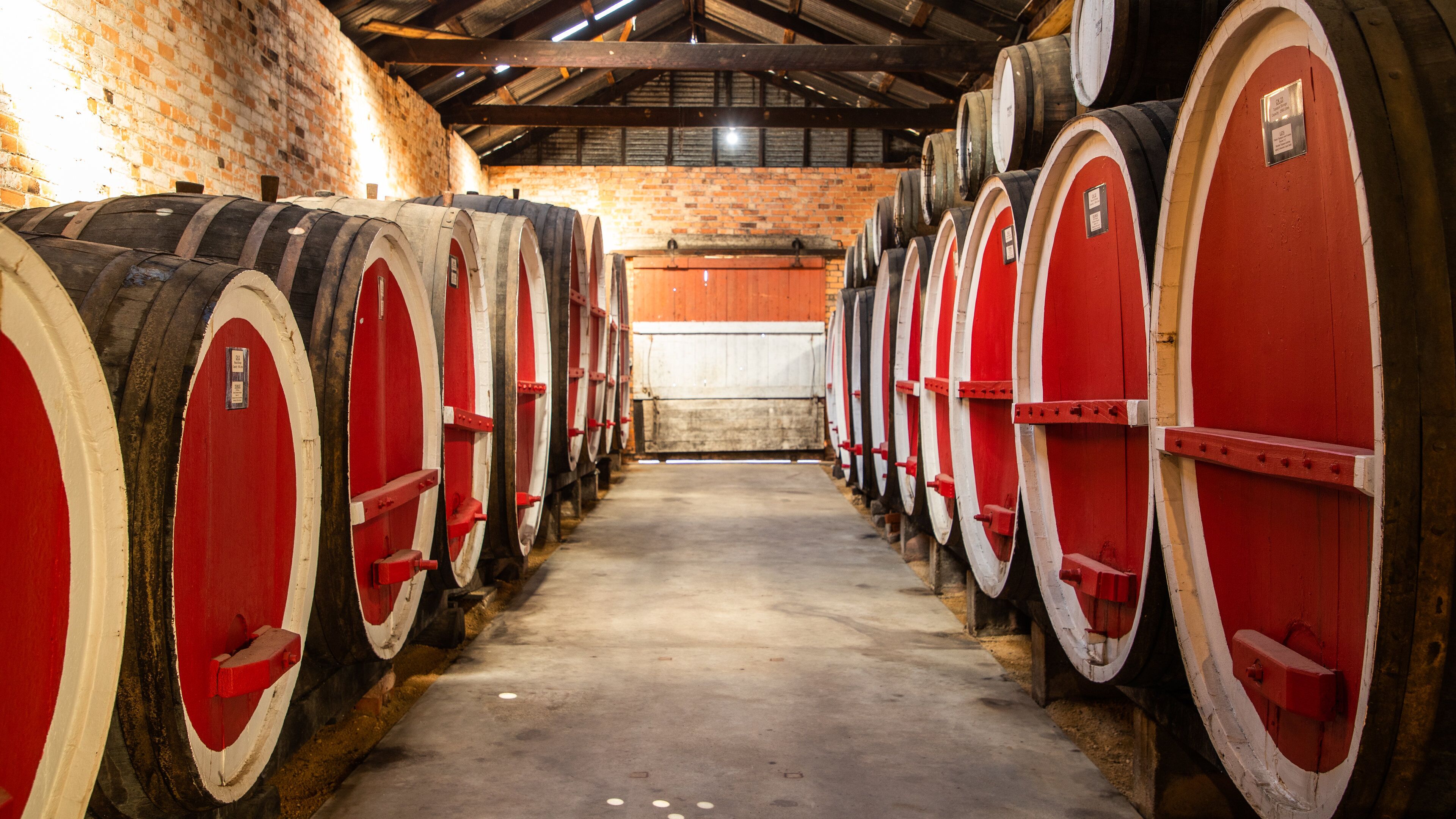 Campbells Winery featuring interior views