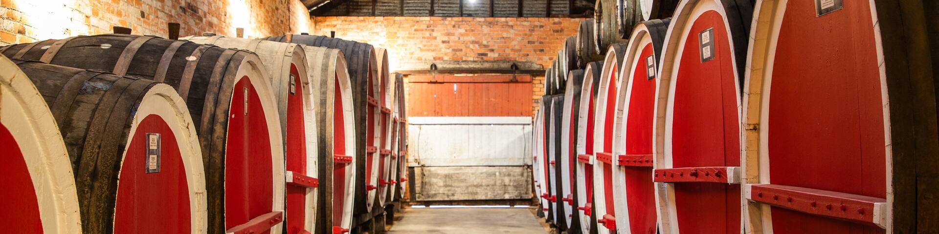 Campbells Winery featuring interior views