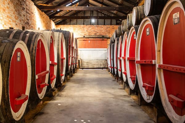 Campbells Winery featuring interior views