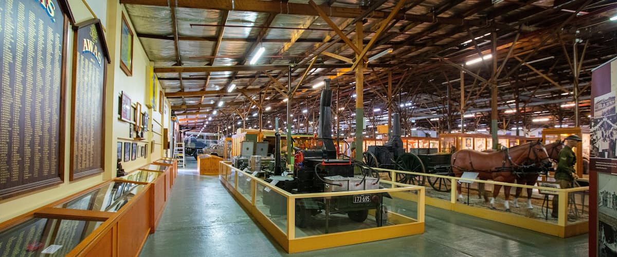 Army Museum Bandiana which includes interior views