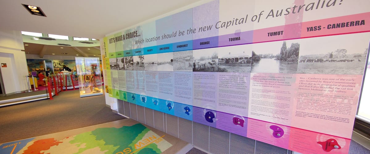 Canberra featuring interior views