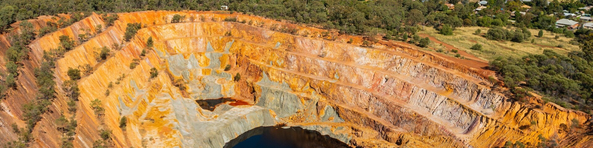 Peak Hill Open Cut Experience featuring landscape views, a lake or waterhole and tranquil scenes