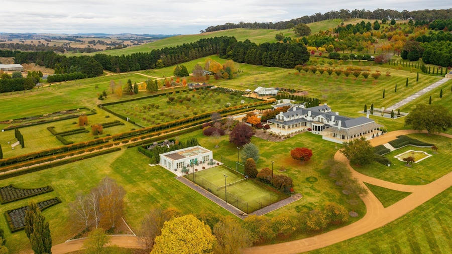 Mayfield Garden which includes landscape views, a small town or village and tranquil scenes