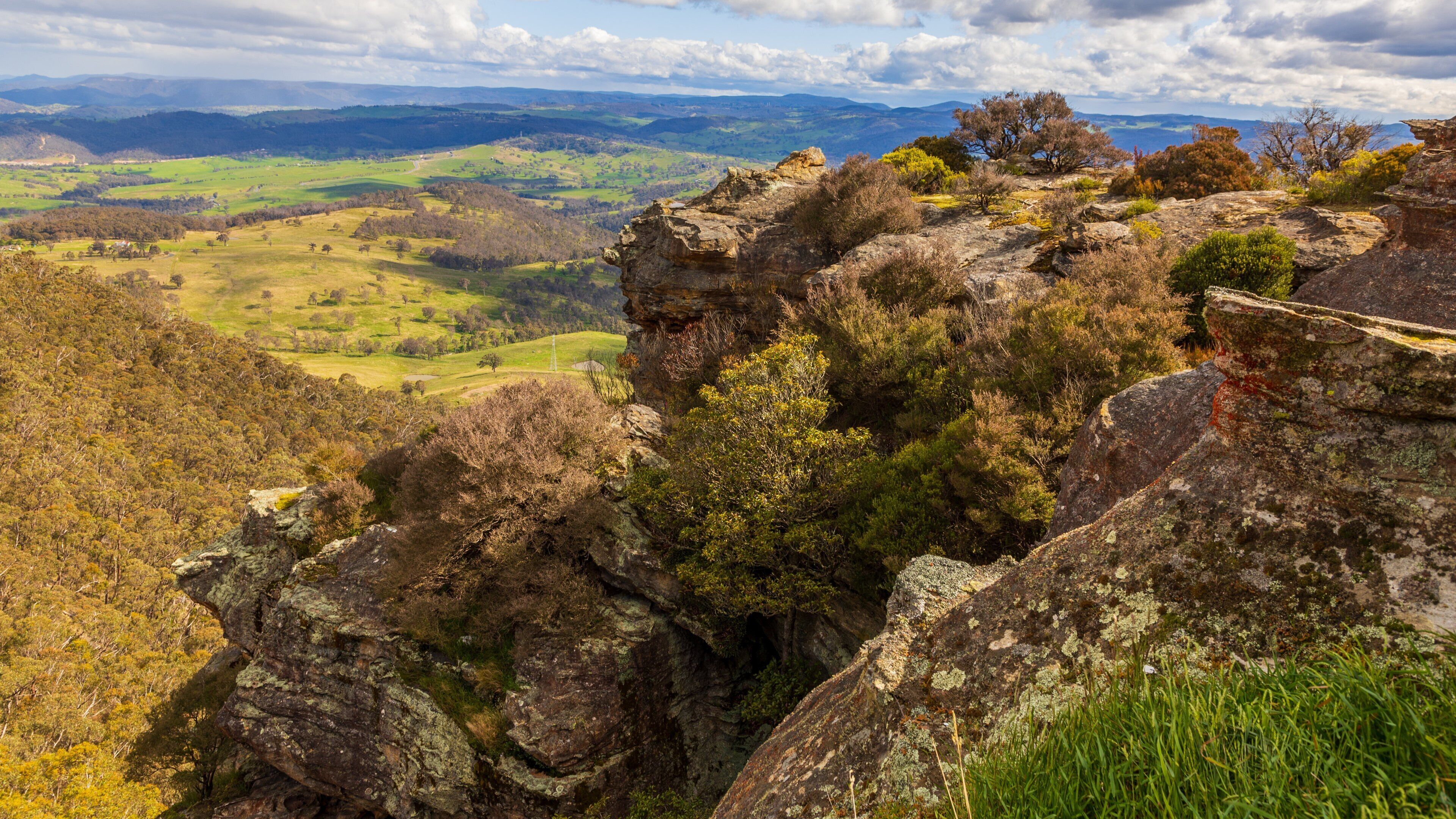 Hassans Wall Lookout featuring a gorge or canyon and tranquil scenes