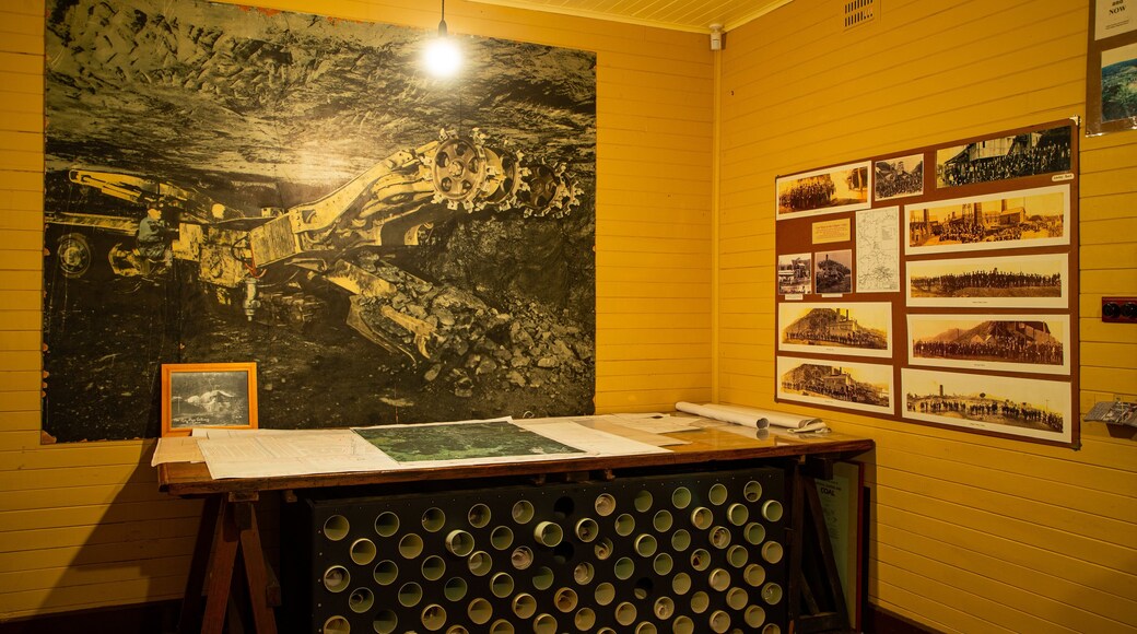 State Mine Heritage Park and Railway showing interior views