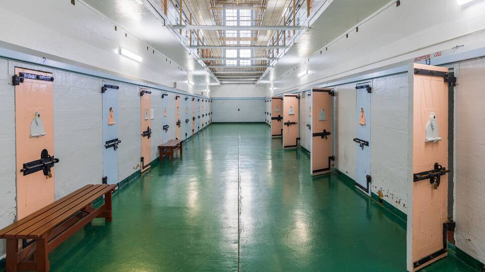 Maitland Gaol showing interior views