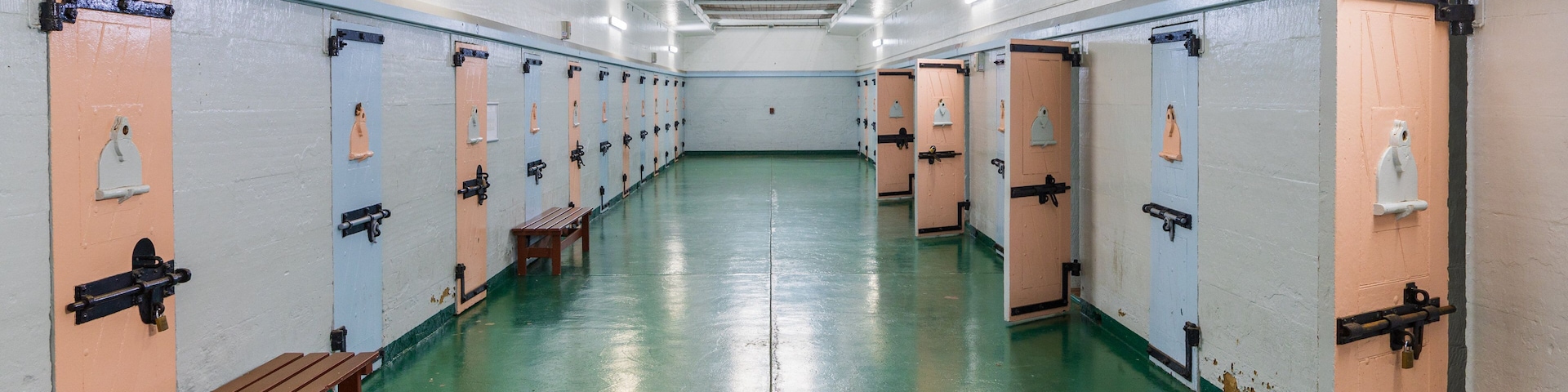 Maitland Gaol showing interior views