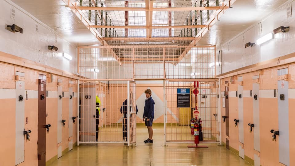 Maitland Gaol showing interior views
