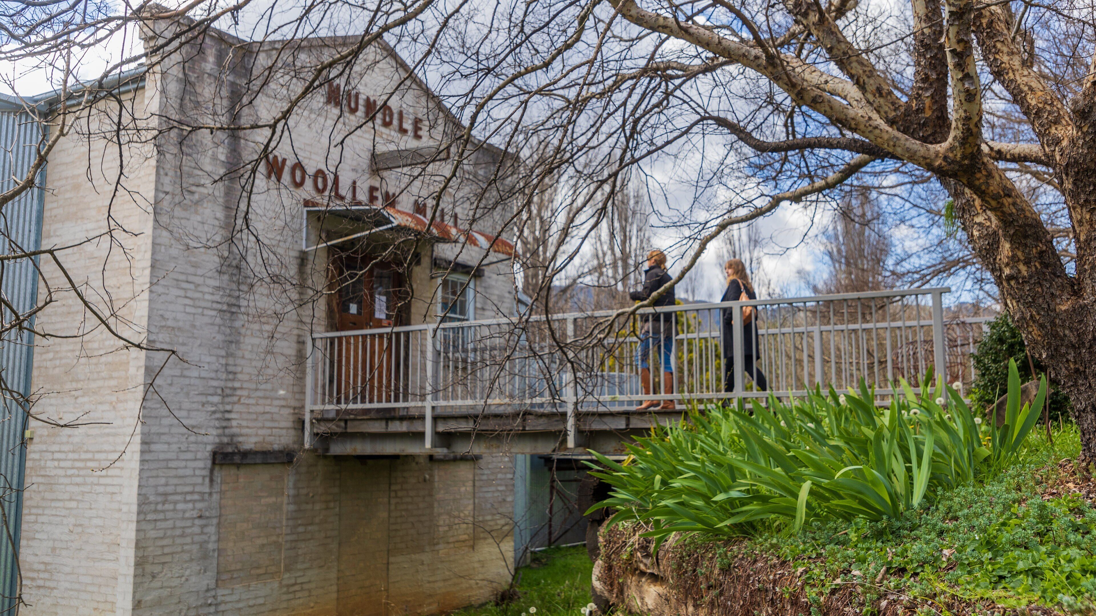 Nundle Woollen Mill showing heritage elements as well as a couple