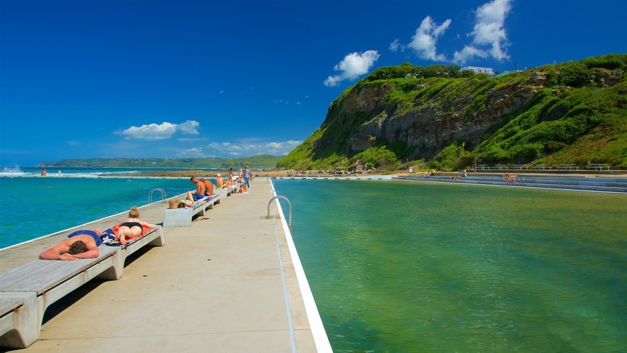 Merewether Ocean Baths featuring a pool