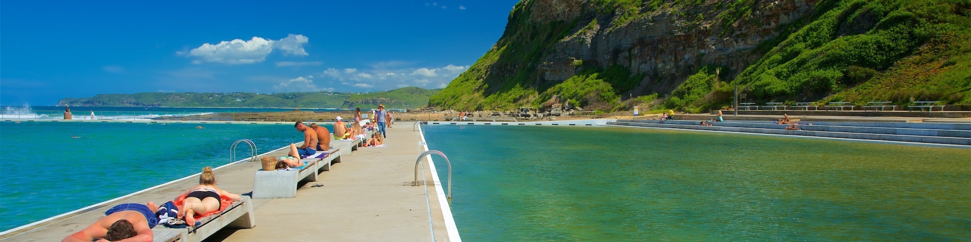 Merewether Ocean Baths featuring a pool
