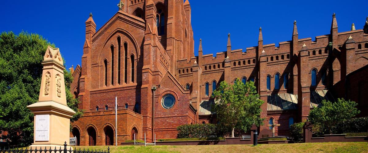 Christ Church Cathedral featuring a church or cathedral and heritage architecture