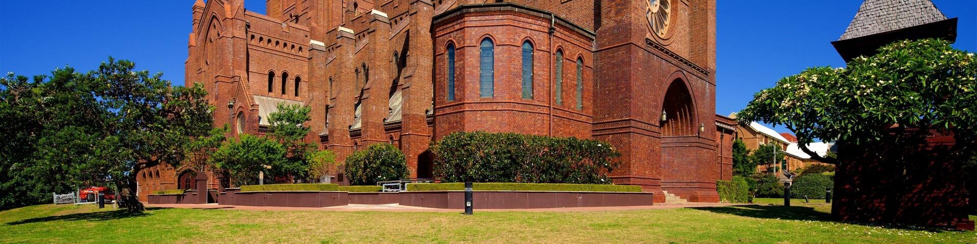 Newcastle which includes a church or cathedral