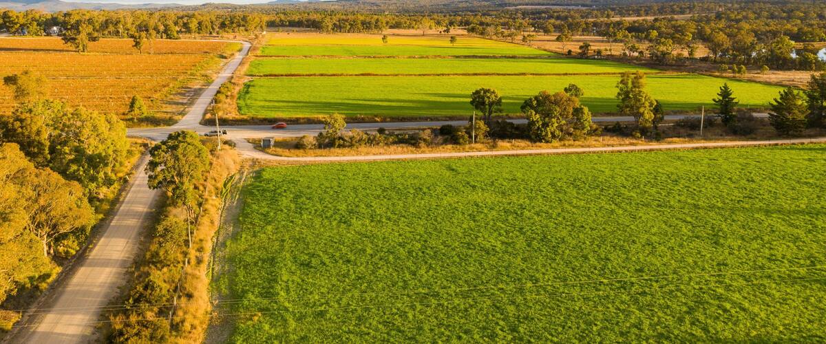 The Granite Belt featuring landscape views and farmland