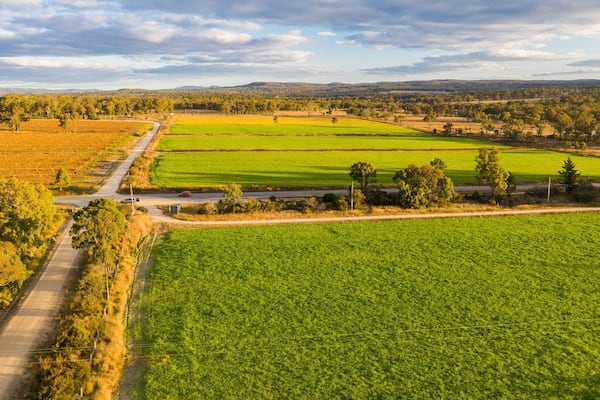 The Granite Belt featuring landscape views and farmland