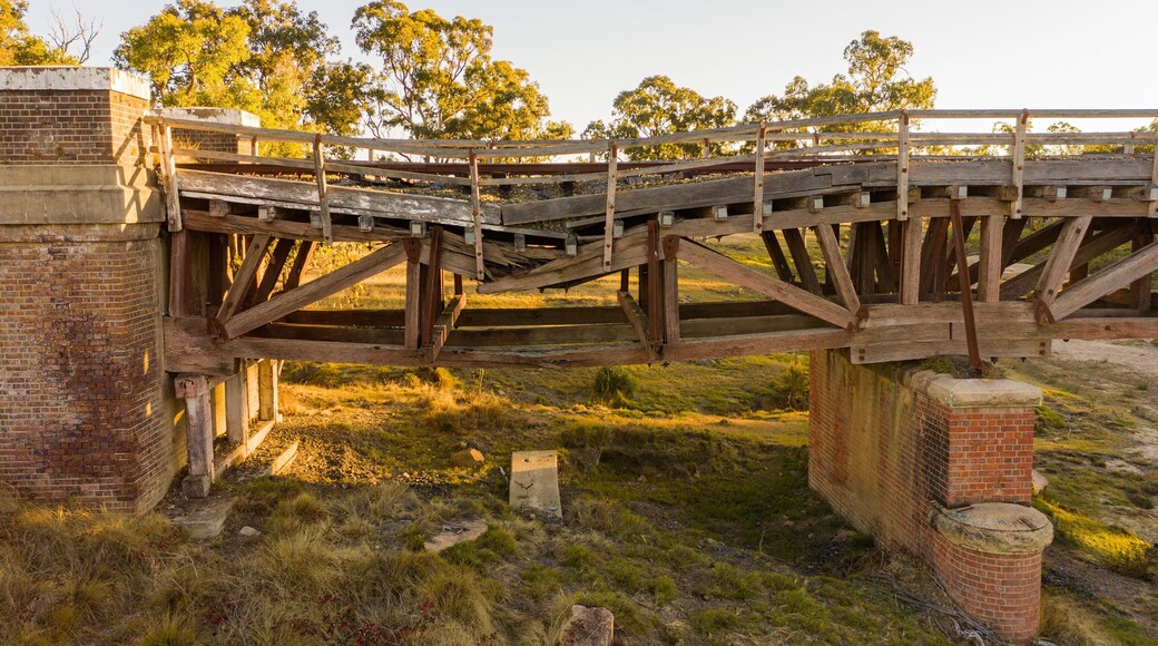 The Granite Belt featuring a bridge and a ruin
