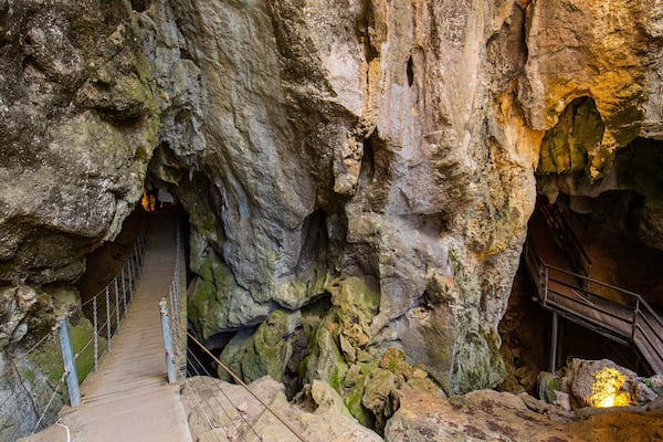 Capricorn Caves featuring caves