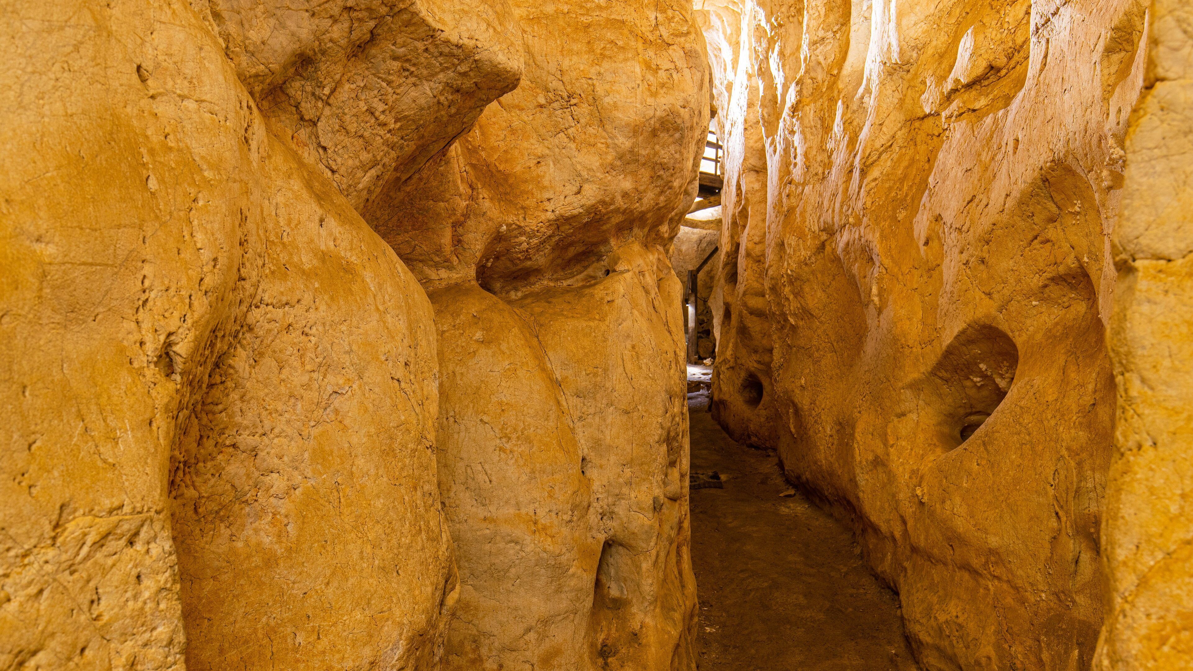 Capricorn Caves which includes caves