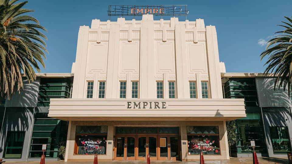 Empire Theatre showing signage