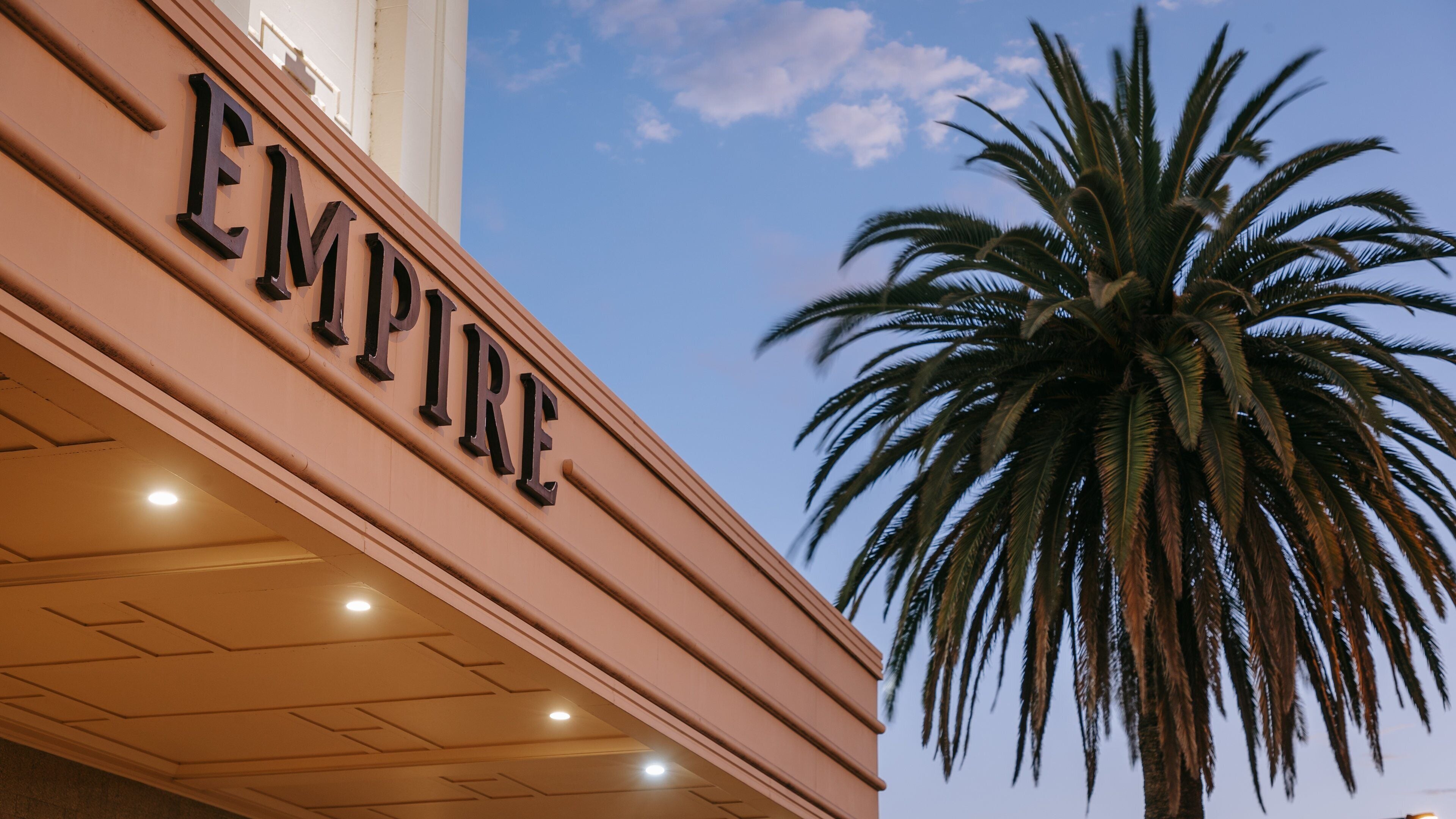 Empire Theatre showing signage