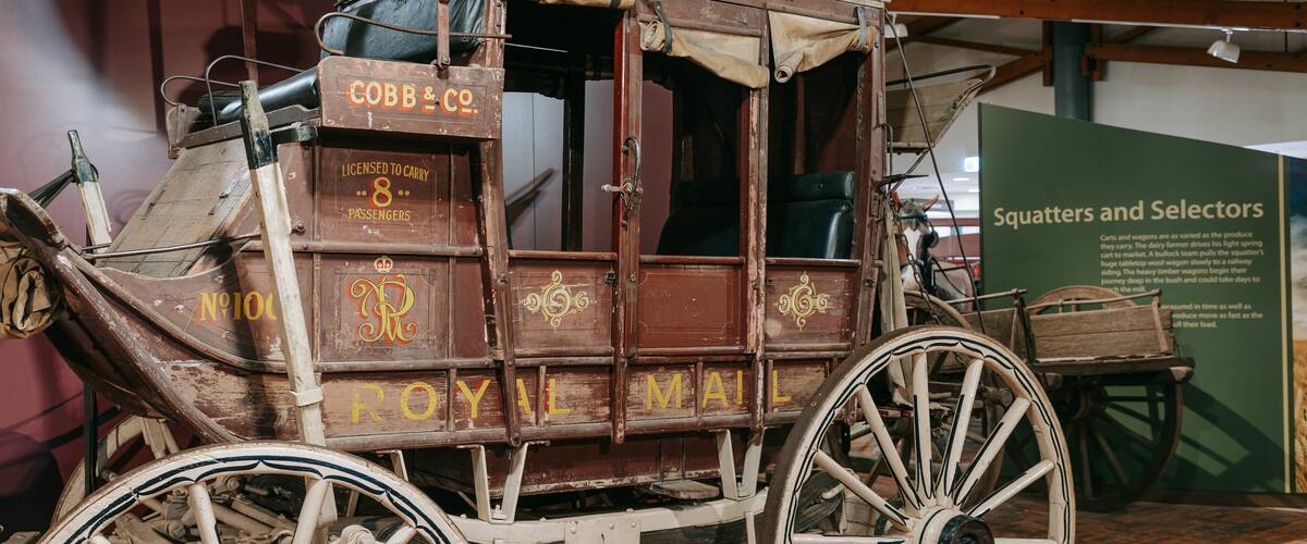 Cobb & Co Museum showing heritage elements