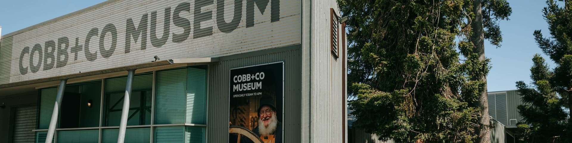 Cobb & Co Museum showing signage