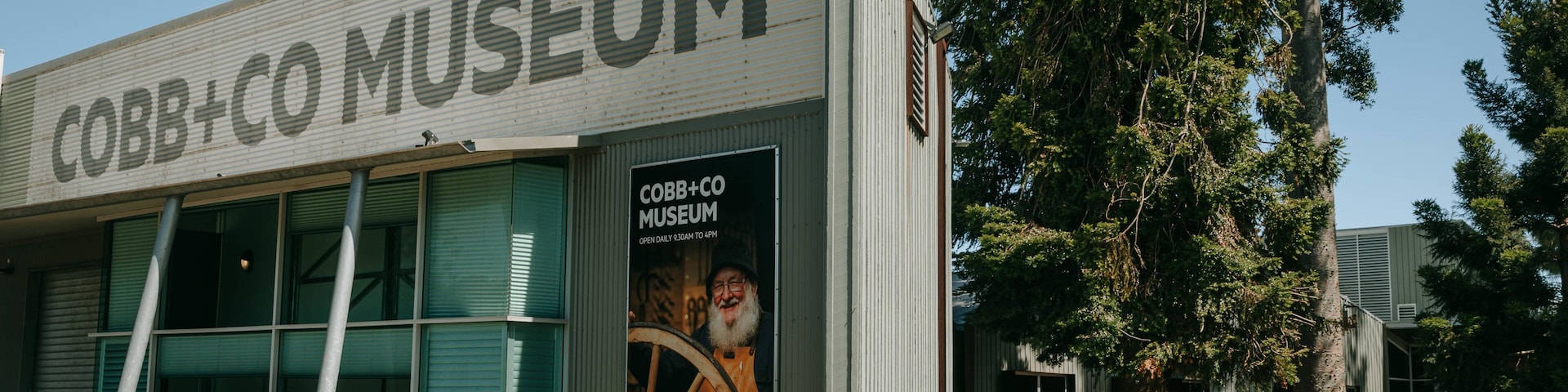 Cobb & Co Museum showing signage