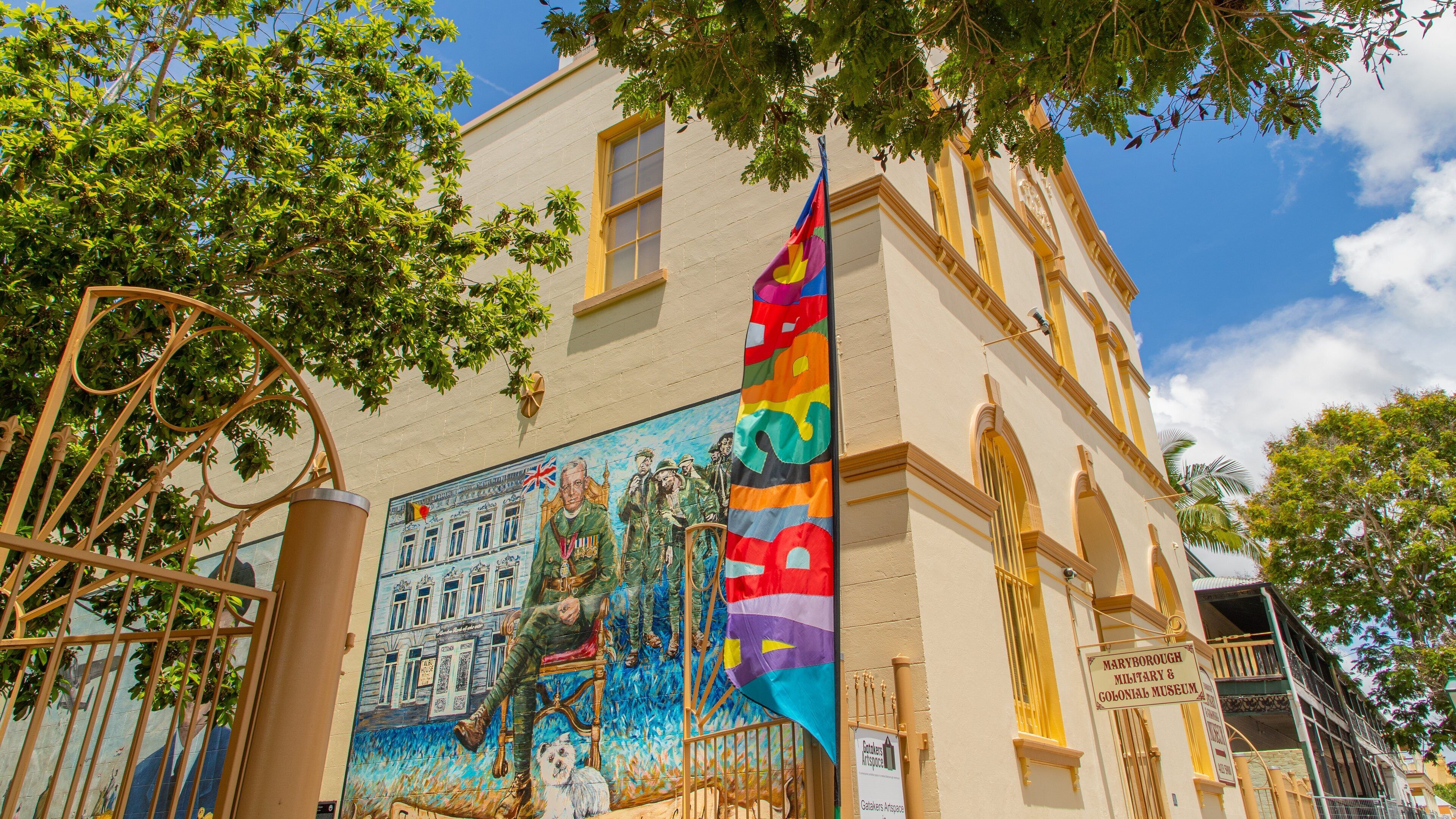 Maryborough Military & Colonial Museum featuring heritage architecture