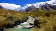 Mount Cook National Park showing mountains, tranquil scenes and snow