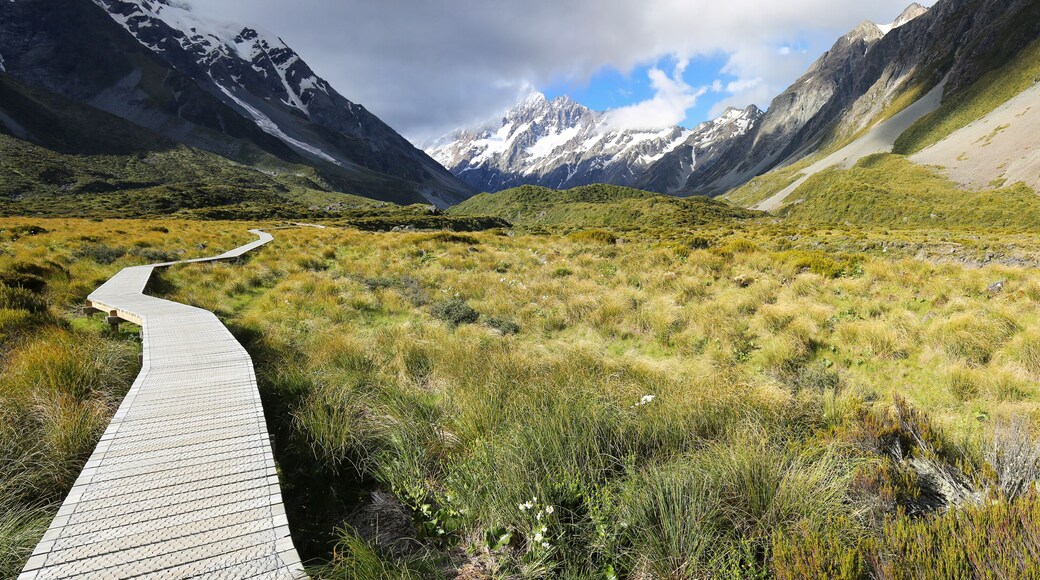 Hooker Valley Track at Mount Cook National Park - New Zealand