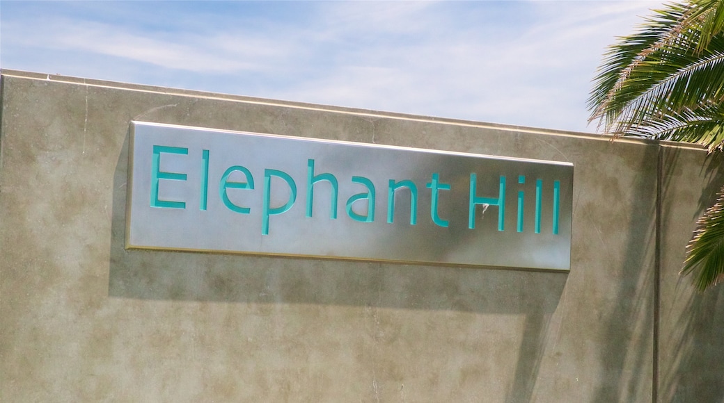 Elephant Hill Estate Winery showing signage
