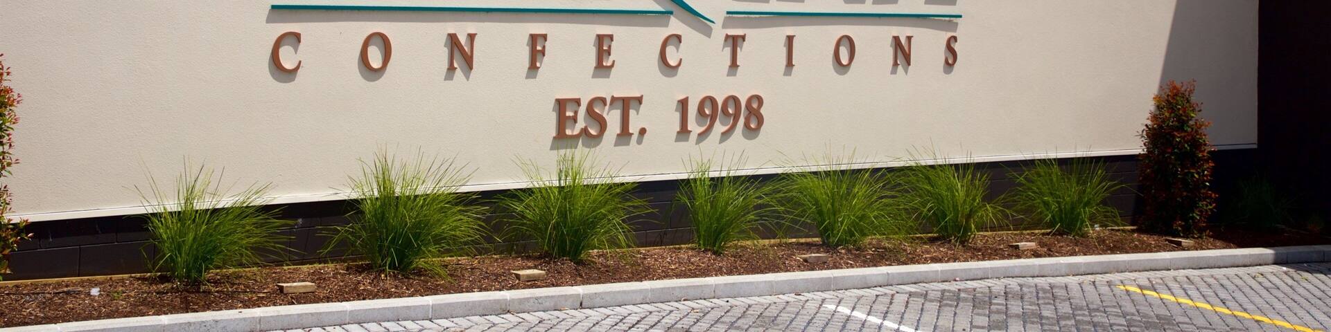 Makana Confections montrant signalisation