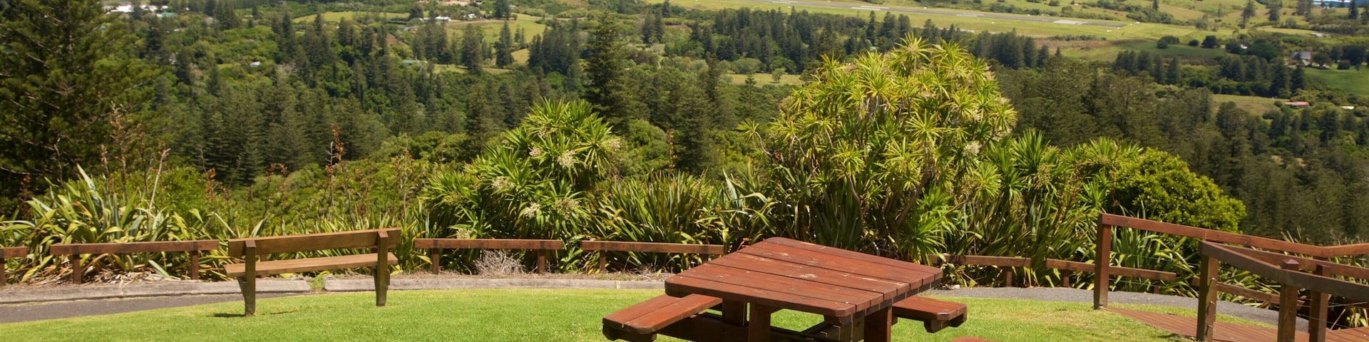 Mount Pitt que incluye imágenes de una isla, vistas de una costa y situaciones tranquilas